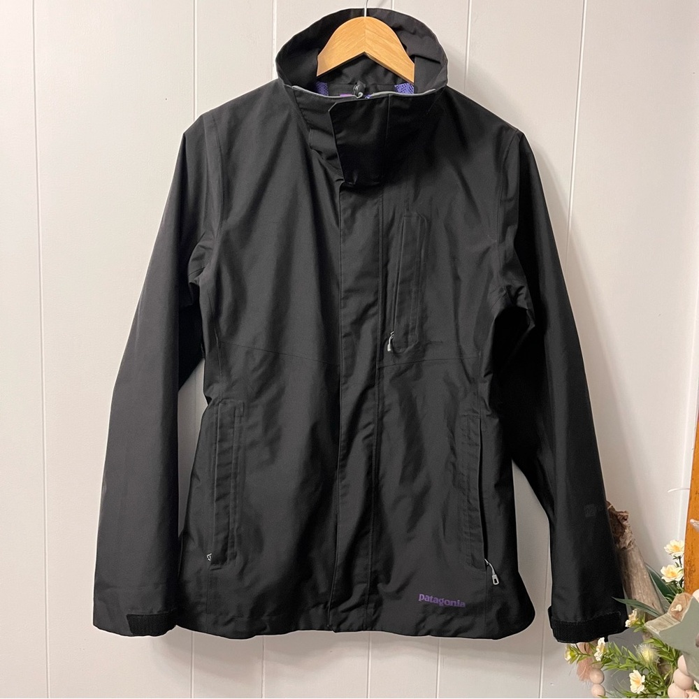 Patagonia Snowbelle Shell Jacket Only Black 31678 Purple No Hood or Liner 3-in-1